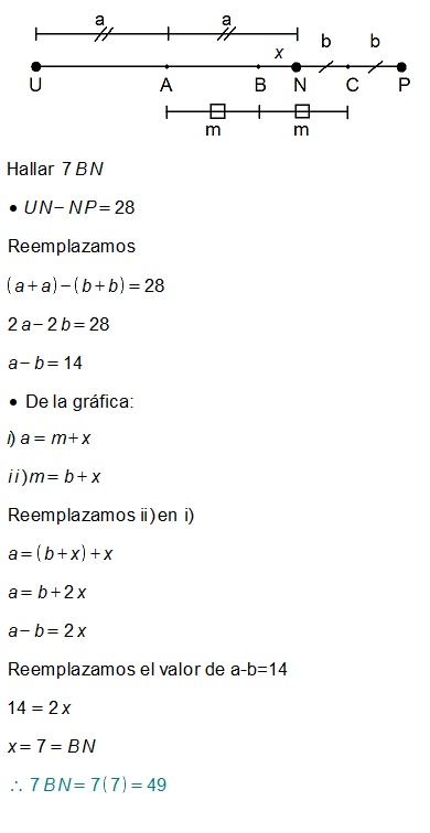 Ejercicios segmentos