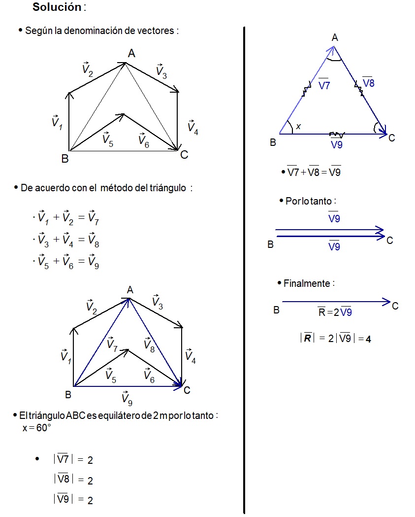 Ejercicios vectores